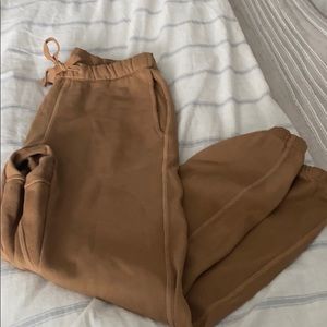 Camel color joggers